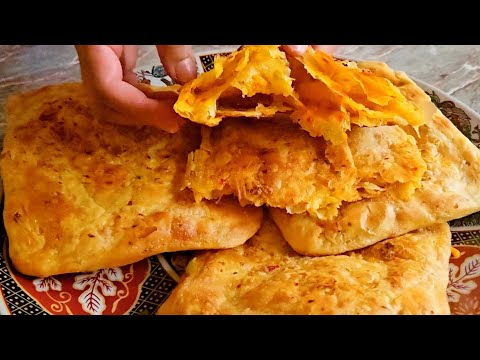 مسمن معمر في الفرن مع السر لي يخليه يجي مقرمش وهشيش في نفس الوقت مورق وبحشوة اقتصادية 😋