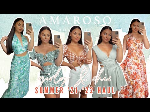 ✨ GIRLY & CHIC Festive Outfits ✨ Summer '21-'22 Haul! (w/ Amaroso Boutique)