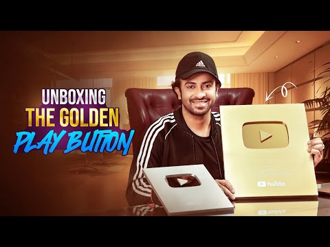 Golden Play Button: Unboxing the  Golden Play