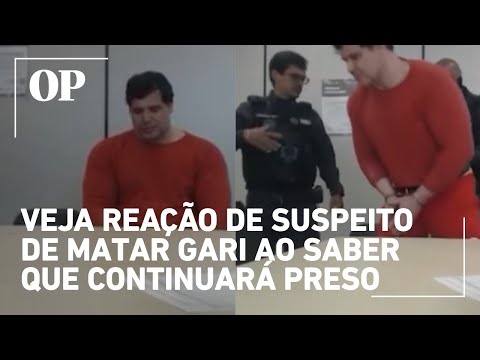 Veja reação de suspeito de matar gari ao saber que continuará preso