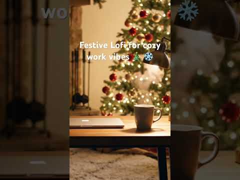 Cozy Festive Vibes ⛄️🌲 #music #christmas #productivityhacks