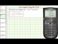 Arc Length Calculation with TI-89