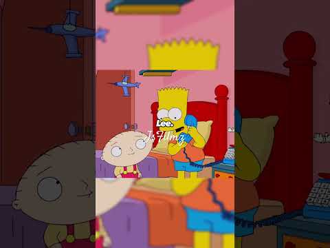 Bart & Stewie Prank Call ? // #shorts #simpsons #thesimpsons