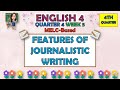 Features of Journalistic Writing