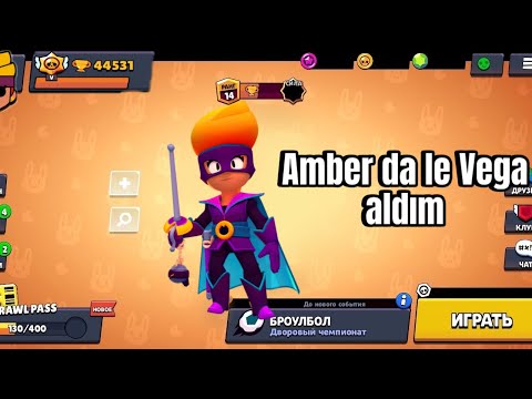 AMBERA KOSTÜM ALDIM AMBER DE LA VEGA BRAWL STARS