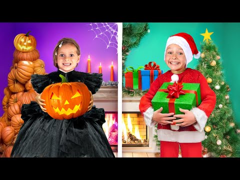 Desafio NATAL vs Halloween! Qual feriado é melhor?