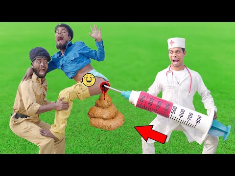 New Exclusive Trending Comedy Video 2025Injection Wala Comedy Video Doctor Funny Video Epi 368