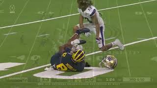 "You Won’t Believe These Plays! Michigan vs Washington CFP Championship"