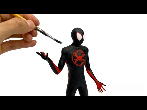 Como hacer SPIDERMAN de free fire | Miles Morales Clay | SpiderMan Across Spider-Verse Creando ando