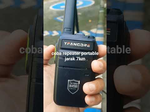 repeater portable antenna 3m 2x 5/8 lamda pada jarak 7km