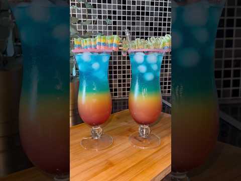 Cocktail Rainbow #cocktail #tropbon #frais #summer #cocktail #drink