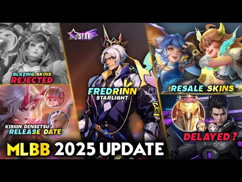 FREDRINN STARLIGHT | 4 DELAYED SKINS | RESALE SKIN | RELEASED KISHIN DENSETSU - Mobile Legends