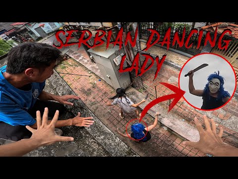 SERBIAN DANCING LADY REAL LIFE ESCAPE 23.0 | Horror Parkour Pov Short | Bubbles 3Run