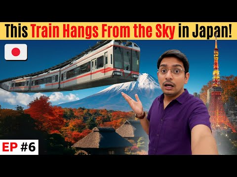 First Time on Japan’s Strangest Train - Hanging in the Air!