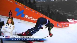 Mikaela Shiffrin - Giant Slalom - Lillehammer RUN 1
