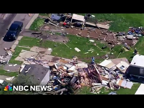 Trail of destruction after tornadoes sweep through multiple states