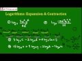 Logarithmic Expressions: Expansion and Contraction