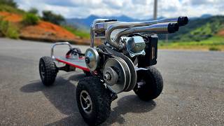 SKATE com motor ESTACIONÁRIO