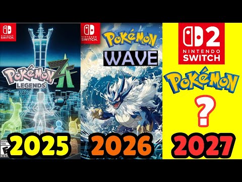 VAZOU NOVO JOGO E AGORA POKÉMON TEM 3 PROJETOS EM DESENVOLVIMENTO: LEGENDS Z-A, GEN 10 E ??