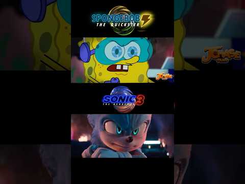 Sonic the Hedgehog 3, but it's SpongeBob #sonic #spongebob #sonicmovie