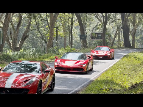 Ferrari's Roaring in Madikeri, Coorg | Ferrari Esperienza 2024 Rally Part 2