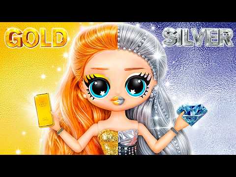 Золото vs Серебро! Куклы ЛОЛ растут! Идеи для кукол ЛОЛ ОМГ
