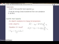 Specific Heat Capacity Concepts