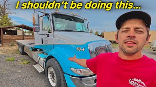 I Really Shouldn’t Be Driving This Truck, But Job Has To Get Done!