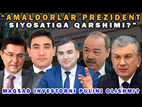 "AMALDORLAR PREZIDENT SIYOSATIGA QARSHIMI|?"