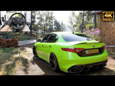 Alfa Romeo Giulia Quadrifoglio | Forza Horizon 5 | Thrustmaster TX - Gameplay