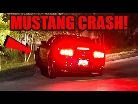 MUSTANG CRASHES TRYING TO SHOW OFF LEAVING CAR MEET! (Insane Meet: Racing, Burnouts, Sends, + MORE!)
