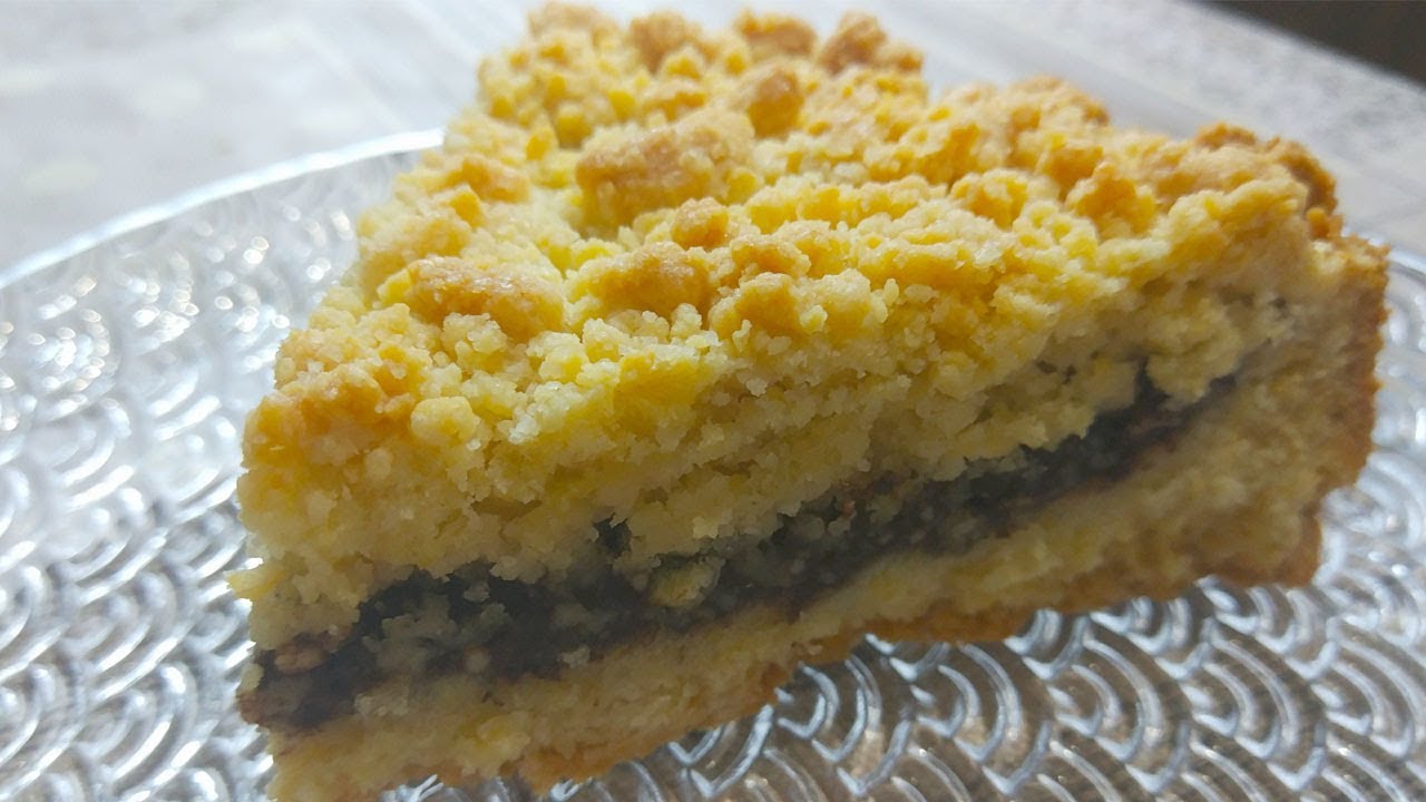 Песочный Пирог из СССР. Тертый пирог с шоколадной начинкой