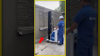 This Machine Can Plaster Without Manual Labour😎😎 #new #diy #yt #youtubeshorts