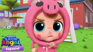 Cerdito enfadado | Canciones Infantiles 🎵 Para bebés | Little Angel