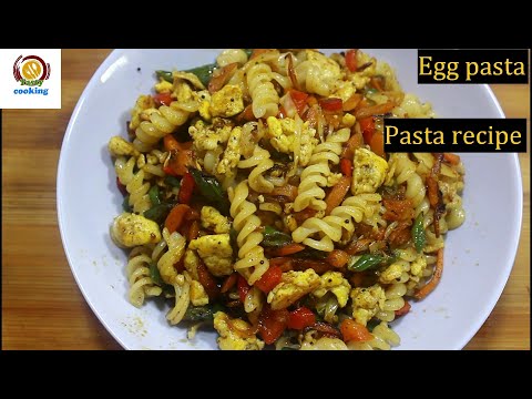 How to cook egg pasta/spiral egg pasta/pasta recipe/egg recipes/scrambled eggs