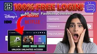 How to get free iptv login 2026 ✅