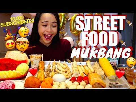 FILIPINO STREET FOOD MUKBANG | Balut, Taho, Kwek Kwek, Fishball, Kikiam, etc!