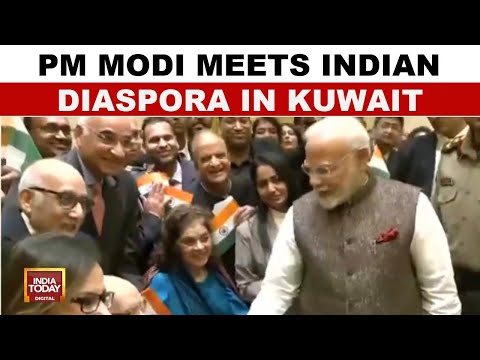 PM Modi In Kuwait: Meets Indian Diaspora At 'Hala Modi' Event | India Today