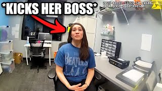 The Cop tried to Save her From Her Own Stupidity