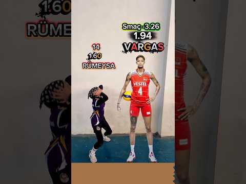 Voleybol Yıldızlarının Boy ve Smaç Rekabeti 🔥🏐🥳