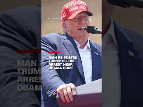 Man re-posted Trump before arrest near Obama home