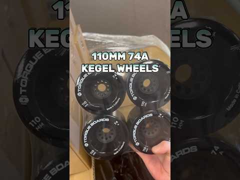 Electric Skateboard Wheel Delivery 110mm 74a Kegel Wheels #electricskateboard #esk8 #skateboarding