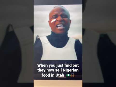 When you just discover they sell Nigerian food in Utah 🇳🇬🙌🏾👌🏾 #ima10