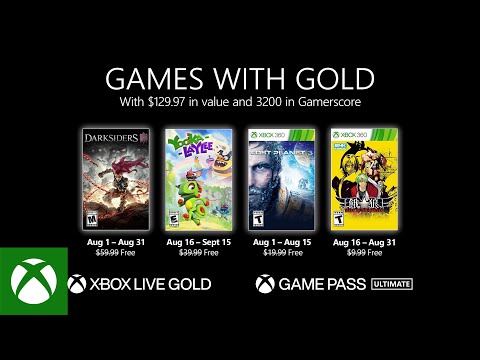 Xbox - August 2021 Games with Gold