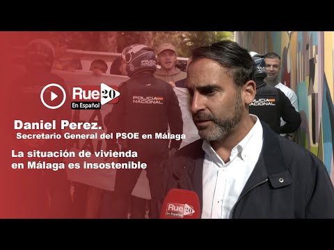 Daniel Pérez: La situación de vivienda en Málaga es insostenible