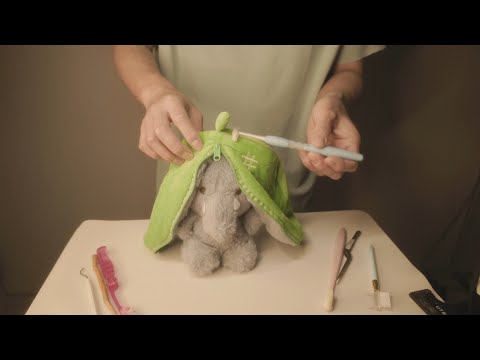 【ASMR】メロンぞうのぬいぐるみにマッサージしてみた【声なし】