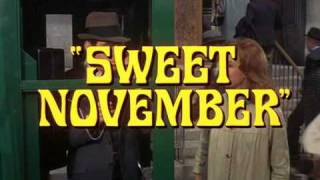 Trailer SWEET NOVEMBER 1968