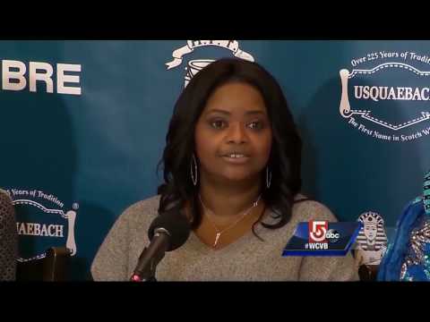 Watch Octavia Spencer Receive Her Hasty Pudding Award & Hit 'KellyAnne Conway' In The Face With A Pie!