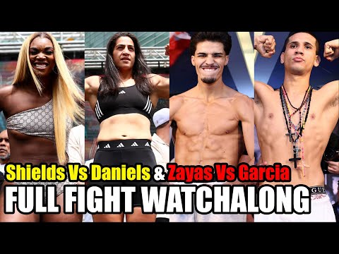 Claressa Shields Vs Lani Daniels | Zayas Vs Garcia • FULL FIGHT WATCHALONG & LIVE COMMENTARY