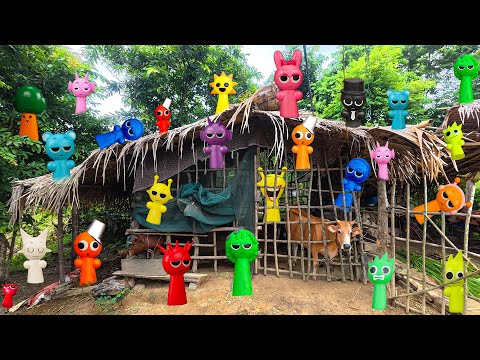 🐄 Exploring the Cow Shed, I Found UNUSUAL SPRUNKI Everywhere!